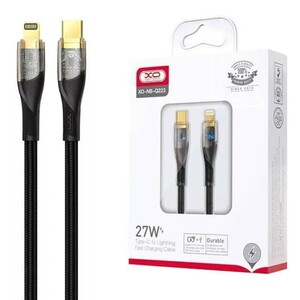 کابل تایپ سی به لایتنینگ فست شارژ 27 وات ایکس او XO-NB-Q223A طول 1 متر