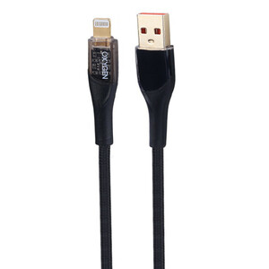 کابل لایتنینگ فست شارژ 3 آمپر اکسیژن LX-20 طول 1.2 متر