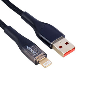 کابل لایتنینگ فست شارژ 3 آمپر اکسیژن LX-20 طول 1.2 متر