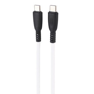 کابل کوتاه دو سر تایپ سی فست شارژ 60 وات ایکس او XO-NB-Q248B طول 25 سانتی متر