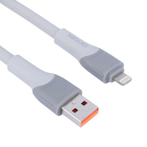 کابل لایتنینگ فست شارژ 30 وات اکسیژن LX-14 طول 1 متر