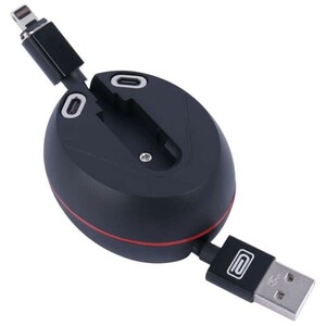 کابل سه سر فست شارژ 2.4 آمپر ارلدام EC-IMC016 طول 1 متر