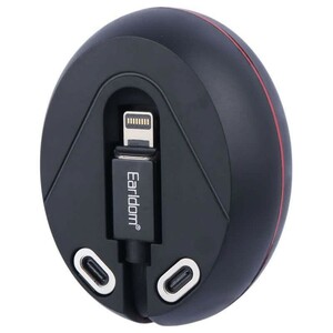 کابل سه سر فست شارژ 2.4 آمپر ارلدام EC-IMC016 طول 1 متر