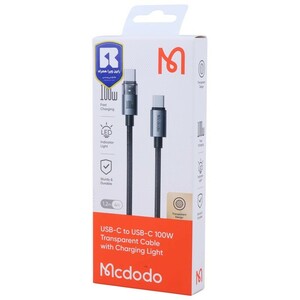کابل دو سر تایپ سی فست شارژ 100 وات مک دودو CA-558 طول 1.2 متر