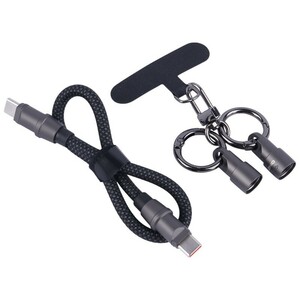 کابل کوتاه دو سر تایپ سی فست شارژ 65 وات الدینیو LC22C طول 30 سانتی متر