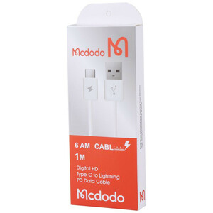 کابل تایپ سی فست شارژ 6 آمپر مک دودو Highcopy طول 1 متر