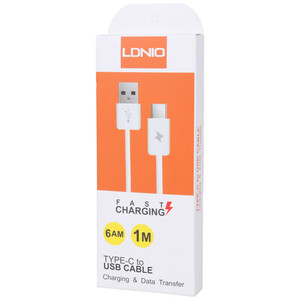 کابل تایپ سی فست شارژ Ldnio Highcopy طول 1 متر