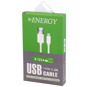 کابل تایپ سی فست شارژ 2 آمپر ایکس انرژی X-123 طول 2 متر