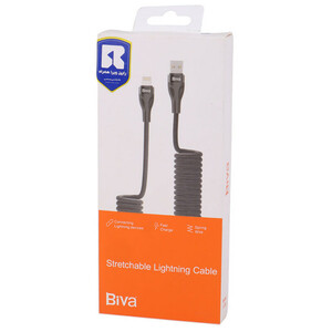کابل لایتنینگ فست شارژ 12 وات بیوا C-25L طول 1.8 متر