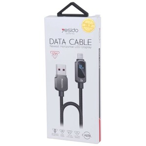 کابل لایتنینگ فست شارژ 12 وات یسیدو CA128L طول 1.2 متر