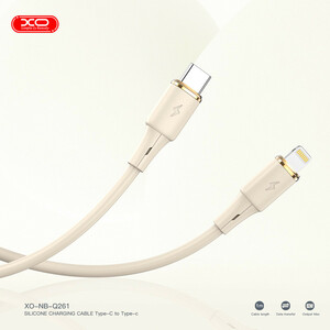 کابل دو سر تایپ سی فست شارژ 60 وات ایکس او XO-NB-Q261 طول 1 متر