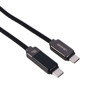 کابل دو سر تایپ سی فست شارژ 100 وات یوسامز US-SJ744 طول 1.2 متر