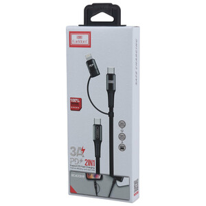 کابل دو سر فست شارژ 3 آمپر ارلدام EC-iCC019 طول 1 متر