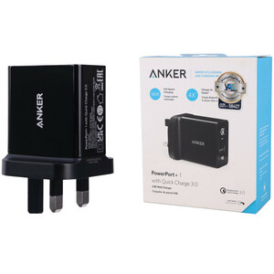 شارژر دیواری 18 وات انکر A2013 QC3.0 3A