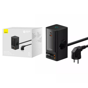 شارژر رومیزی فست شارژ 3 پورت Baseus Power Combo PSLR000301 65W