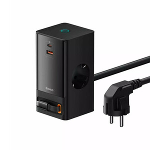 شارژر رومیزی فست شارژ 3 پورت Baseus Power Combo PSLR000301 65W