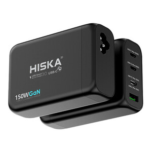 شارژر دیواری 100 وات هیسکا H-138GAN QC3.0 PD3.0 5A