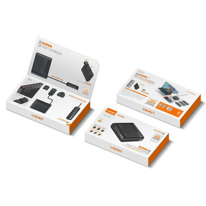 شارژر دیواری 140 وات الدینیو A6140C GaN QC5.0 PD 5A + کابل تبدیل تایپ سی و تبدیل برق