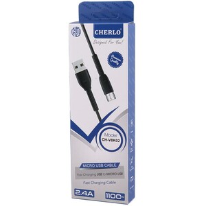 کابل میکرو یو اس بی فست شارژ 2.4 آمپر چرلو CH-V8K02 طول 1.1 متر