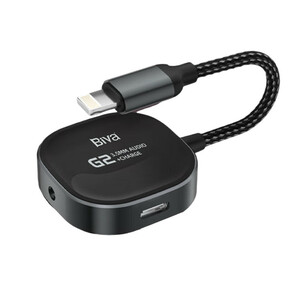 مبدل 1 به 2 لایتنینگ به لایتنینگ و جک 3.5 میلی متری صدا Biva JACK-02L