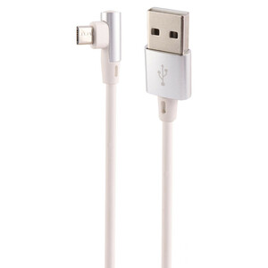 کابل میکرو یو اس بی فست شارژ 5 آمپر شوش SH241A یکسر L طول 1.1 متر