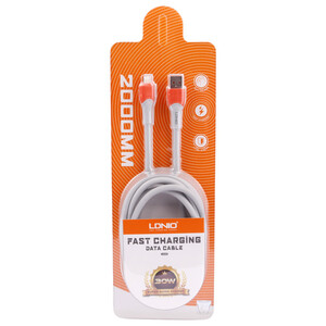 کابل آیفونی فست شارژ Ldnio LS602 30W 2m