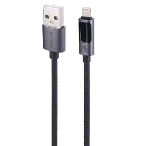 کابل لایتنینگ فست شارژ 2.4 آمپر یسیدو CA122L طول 1.2 متر