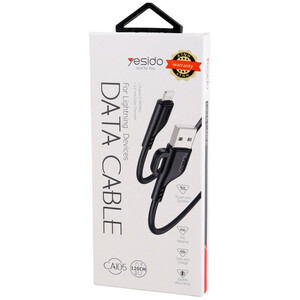 کابل لایتنینگ فست شارژ 2.4 آمپر یسیدو CA105 طول 1.2 متر