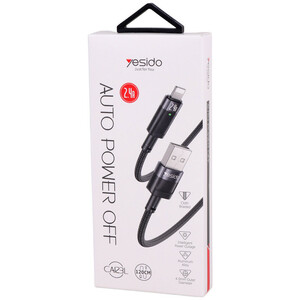 کابل لایتنینگ فست شارژ 2.4 آمپر یسیدو CA123L طول 1.2 متر