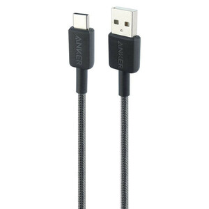 کابل تایپ سی فست شارژ 15 وات Anker 322 A81H5 طول 90 سانتی متر