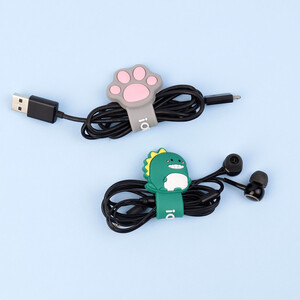 جمع کننده کابل موبایل سیلیکونی عروسکی