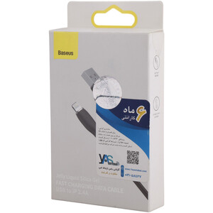 کابل لایتنینگ فست شارژ 2.4 آمپر باسئوس CAGD00010 طول 2 متر
