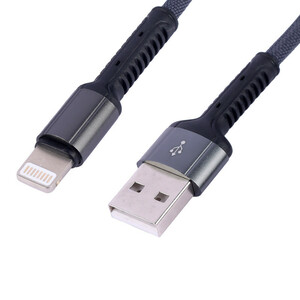 کابل لایتنینگ فست شارژ 2.4 آمپر الدینیو LS63 طول 1 متر