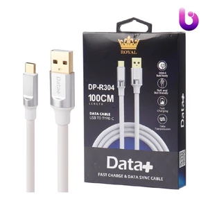 کابل تایپ سی فست شارژ 2.4 آمپر DATA+ Royal DP-R304 طول 1 متر