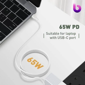 کابل تبدیل فست شارژ Ldnio LC121C Type-C to Type-C 65W 1m