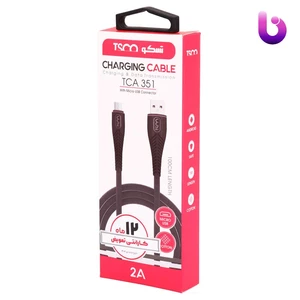 کابل میکرو یو اس بی 2 آمپر تسکو TCA351 طول 1 متر