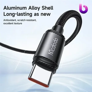 کابل دو سر تایپ سی فست شارژ 240 وات مک دودو CA-3680 طول 1.2 متر