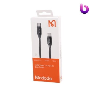 کابل دو سر تایپ سی فست شارژ 240 وات مک دودو CA-3680 طول 1.2 متر