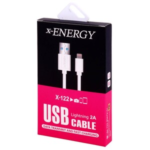 کابل لایتنینگ فست شارژ 2 آمپر ایکس انرژی X-122 طول 2 متر