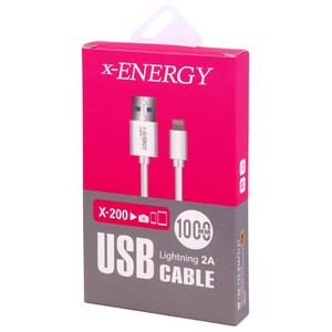 کابل لایتنینگ 2 آمپر ایکس انرژی X-200 طول 1 متر