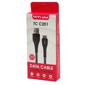 کابل تایپ سی TSCO TC C201 3A 1m
