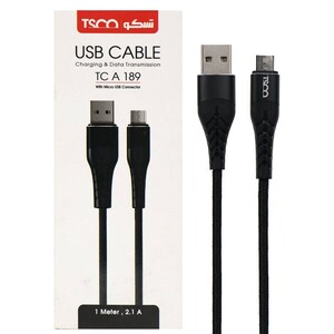 کابل میکرو یو اس بی تسکو TC A189 طول 1 متر