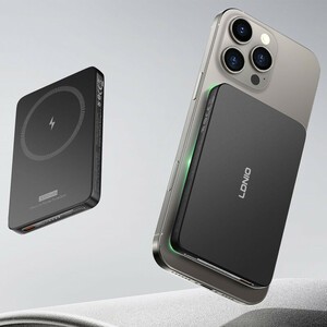 پاور بانک بی سیم فست شارژ الدینیو PQ28 QC3.0 PD 20W ظرفیت 5000 میلی آمپر ساعت