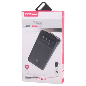 پاور بانک تسکو TP 807 10.5W ظرفیت 10000 میلی آمپر ساعت