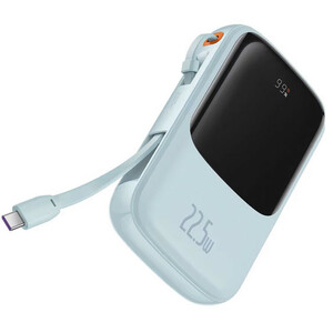 پاور بانک فست شارژ باسئوس Qpow Pro PPQD06010 QC3.0 PD 22.5W ظرفیت 10000 میلی آمپر ساعت