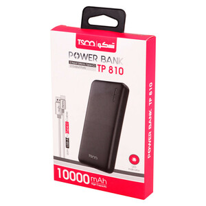 پاور بانک تسکو TP 810 10.5W ظرفیت 10000 میلی آمپر ساعت