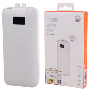 پاور بانک فست شارژ آران DX01 QC PD 22.5W ظرفیت 10000 میلی آمپر ساعت
