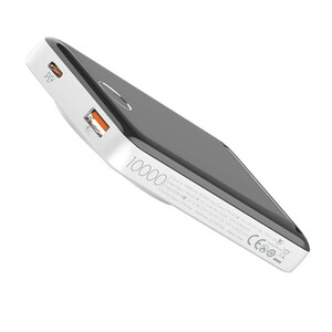 پاور بانک بی سیم فست شارژ الدینیو PQ17 QC3.0 PD3.0 22.5W ظرفیت 10000 میلی آمپر ساعت