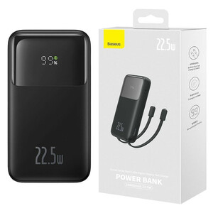 پاور بانک فست شارژ باسئوس Comet Series PPMD02000 QC PD 22.5W ظرفیت 10000 میلی آمپر ساعت