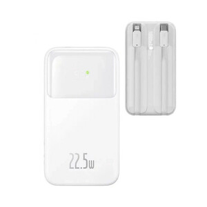 پاور بانک فست شارژ باسئوس Comet Series PPMD02000 QC PD 22.5W ظرفیت 10000 میلی آمپر ساعت